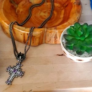 Real Collectibles Gun Metal Necklace